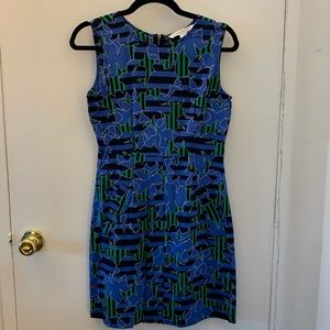 DVF vintage dress with zipper down back